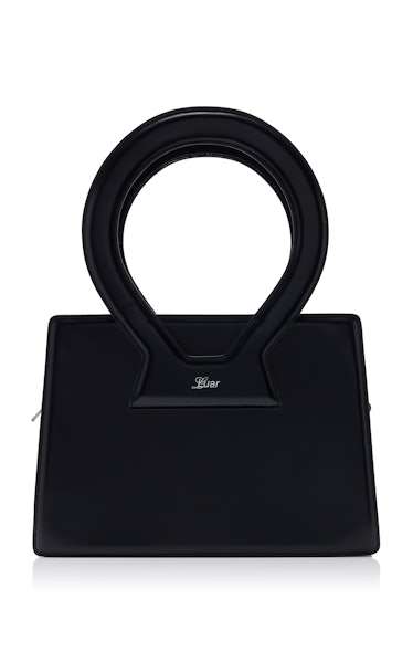 Large Ana Leather Top Handle Bag