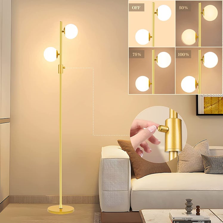 bulbeats Dimmable Globe Floor Lamp