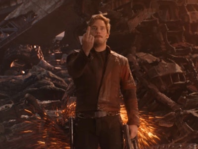 Chris Pratt as Star-Lord in 'Avengers: Infinity War'