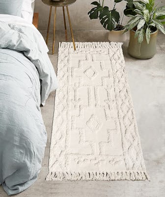 Uphome Tufted Cotton Runner Rug