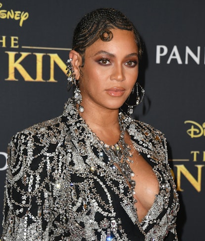 Beyonce at the Lion King premiere.