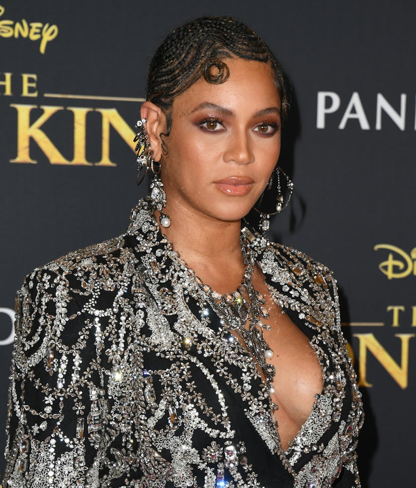 Beyonce at the Lion King premiere.