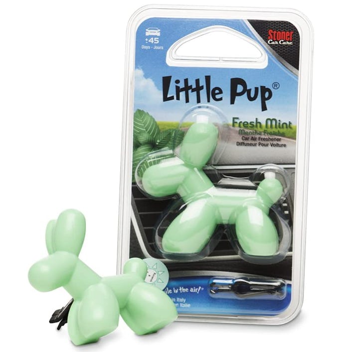 Little Pup Car Air Freshener, Fresh Mint Scent