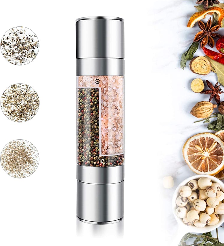 Mixoo 2-in-1 Salt and Pepper Grinder