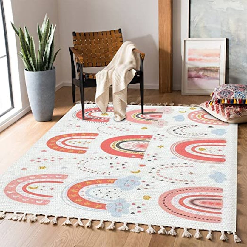 JBNJANKDAV Cotton Area Rug