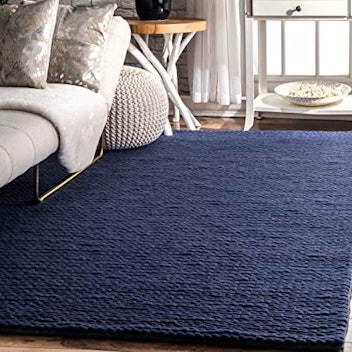 nuLOOM Chunky Woolen Cable Wool Rug