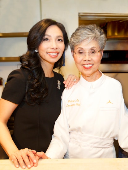 Chef Helene An and her daughter Elizabeth 