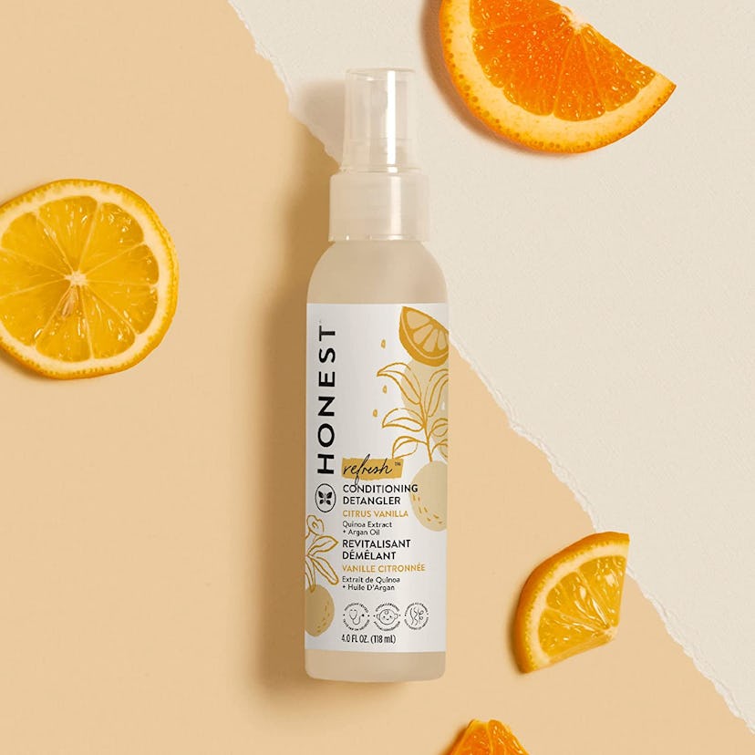 orange honest detangler