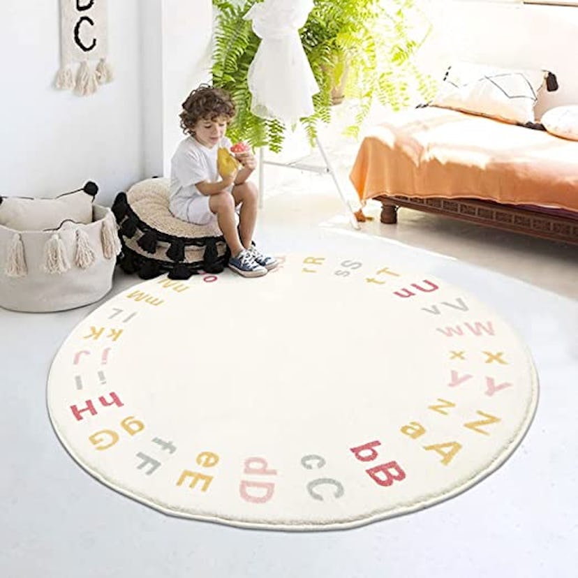 HiiARug Round Kids Rug (6 Feet)