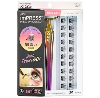 KISS imPRESS Press-On Falsies Eyelash Clusters Kit (20 Clusters)
