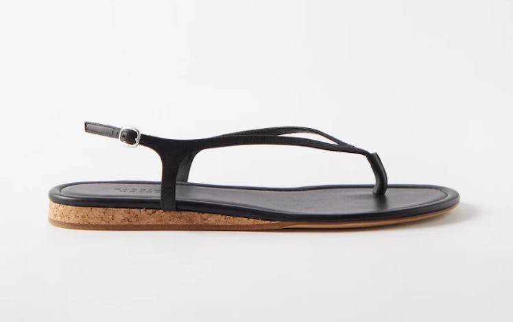 Gabriela Hearst Gia 5 Slingback Leather Sandals
