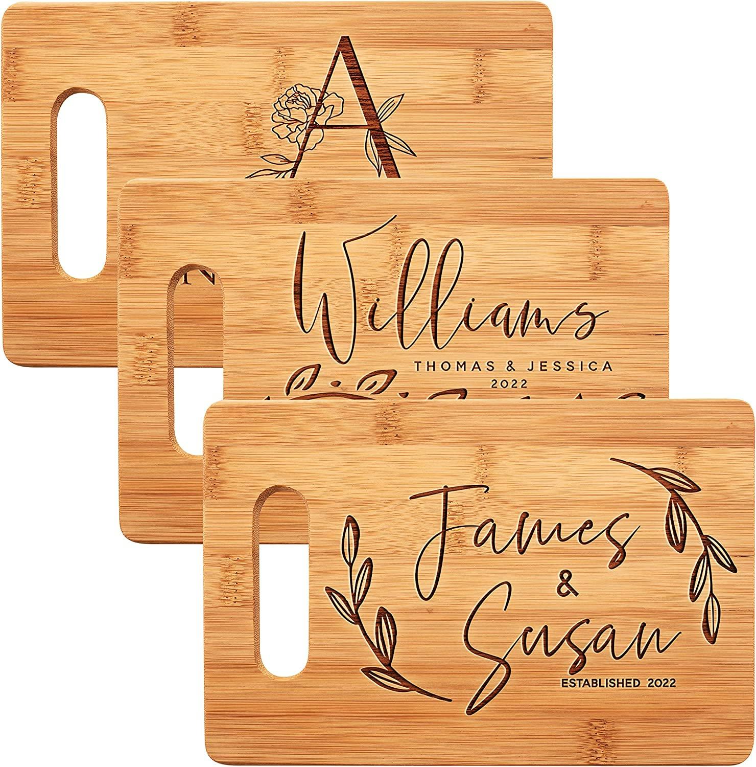 Be Burgundy Personalized Cutting Board