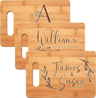 Be Burgundy Personalized Cutting Board
