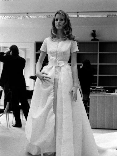 Chanel Spring 1992 Couture Advance and Fitting Model Claudia Schiffer
