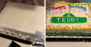 A mom vented on TikTok, claiming Costco refused to decorate her son’s birthday cake. They left it bl...