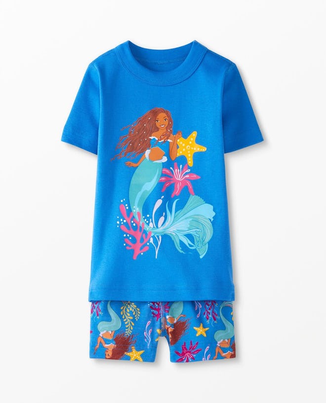 The Little Mermaid Short John Pajamas
