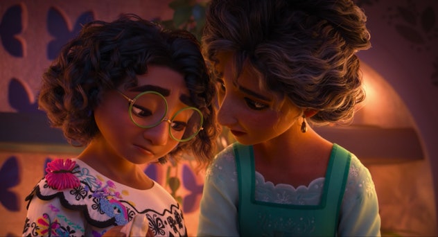 Mirabel and Julietta in 'Encanto,' an family movie to watch on Mother's Day.