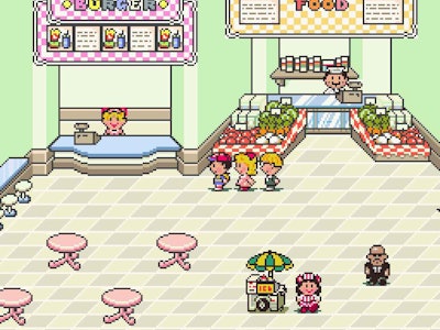 Earthbound cafeteria