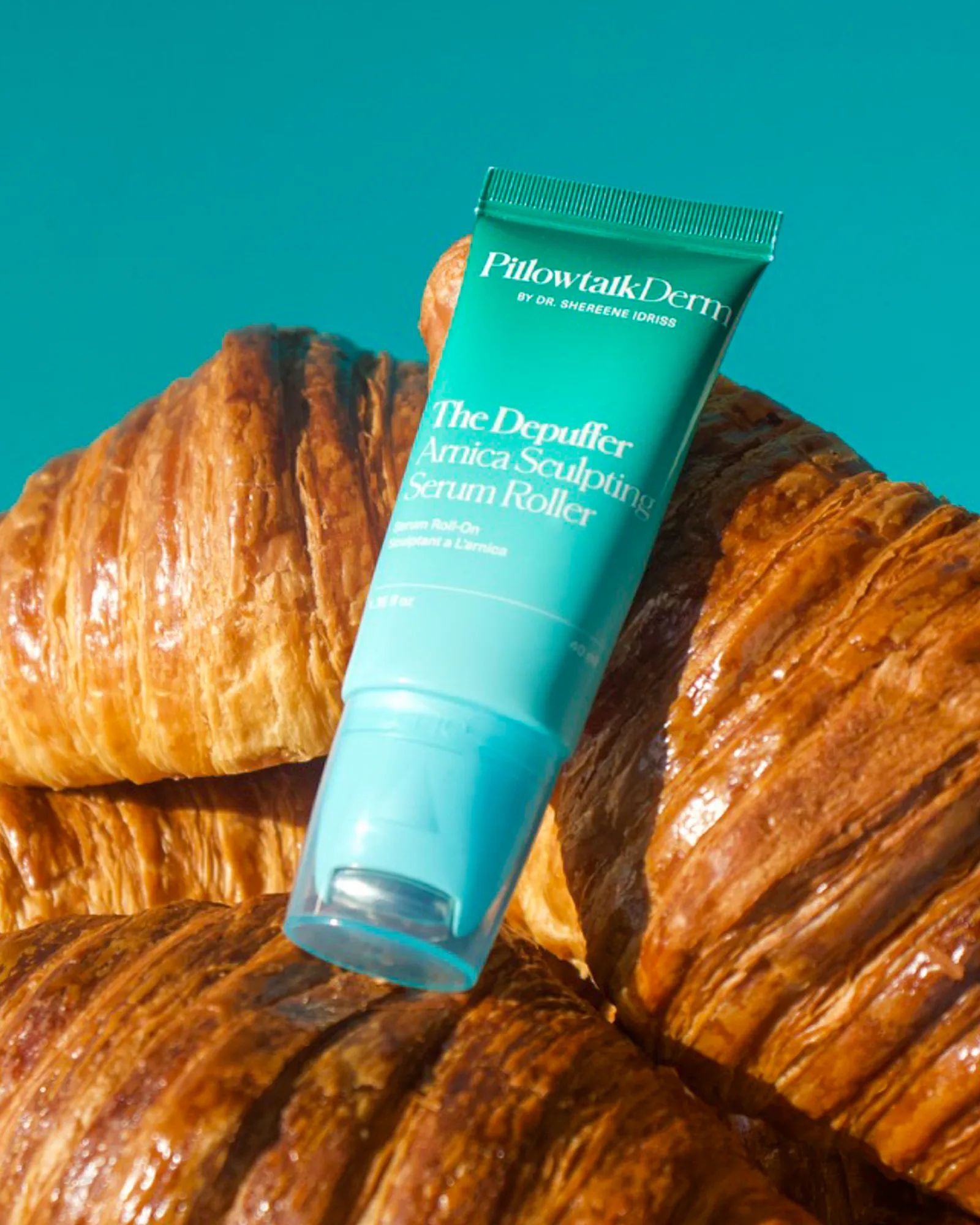 Depuffer PillowtalkDerm's The Depuffer Arnica Sculpting Serum Roller Is Here