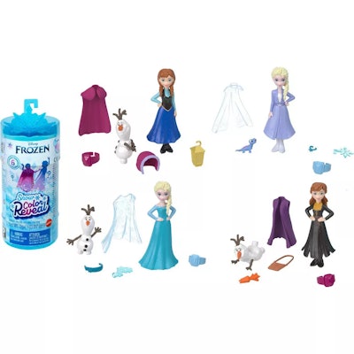 Disney Frozen Snow Color Reveal Dolls, some of the hottest toys of spring