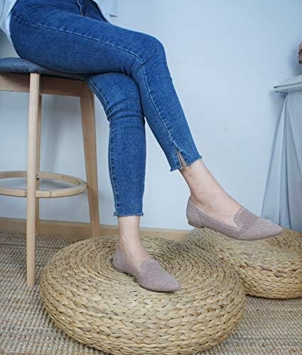 Feversole Woven Knit Flat Shoes