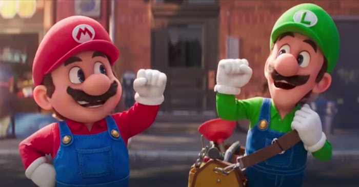 Mario and Luigi in 'The Super Mario Bros. Movie.'