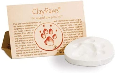 Clay Paws Paw Print Kit is a great product to deal with homesickness and missing your pet. 