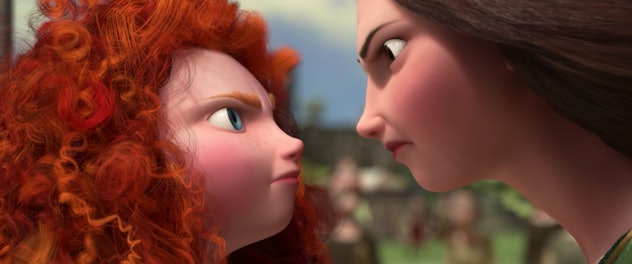 Queen Elinor and Merida in 'Brave,' a great choice for a Mother's Day movie to watch with your famil...