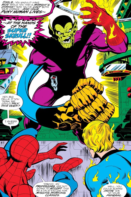 Super-Skrull in Marvel Comics, from 'Marvel Team-Up' #61