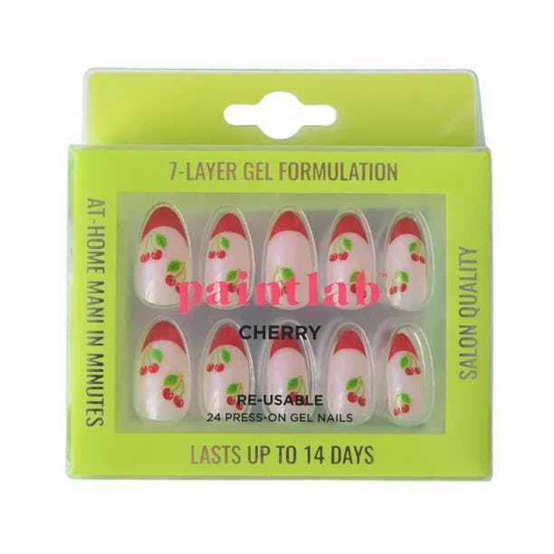 PaintLab Cherry Bomb Gel Press On Nails
