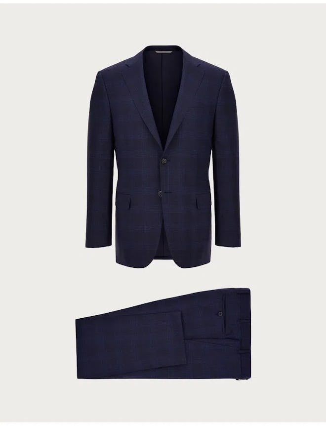 Impeccable Prince Of Wales Suit 