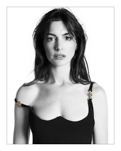 Anne Hathaway Versace Campaign