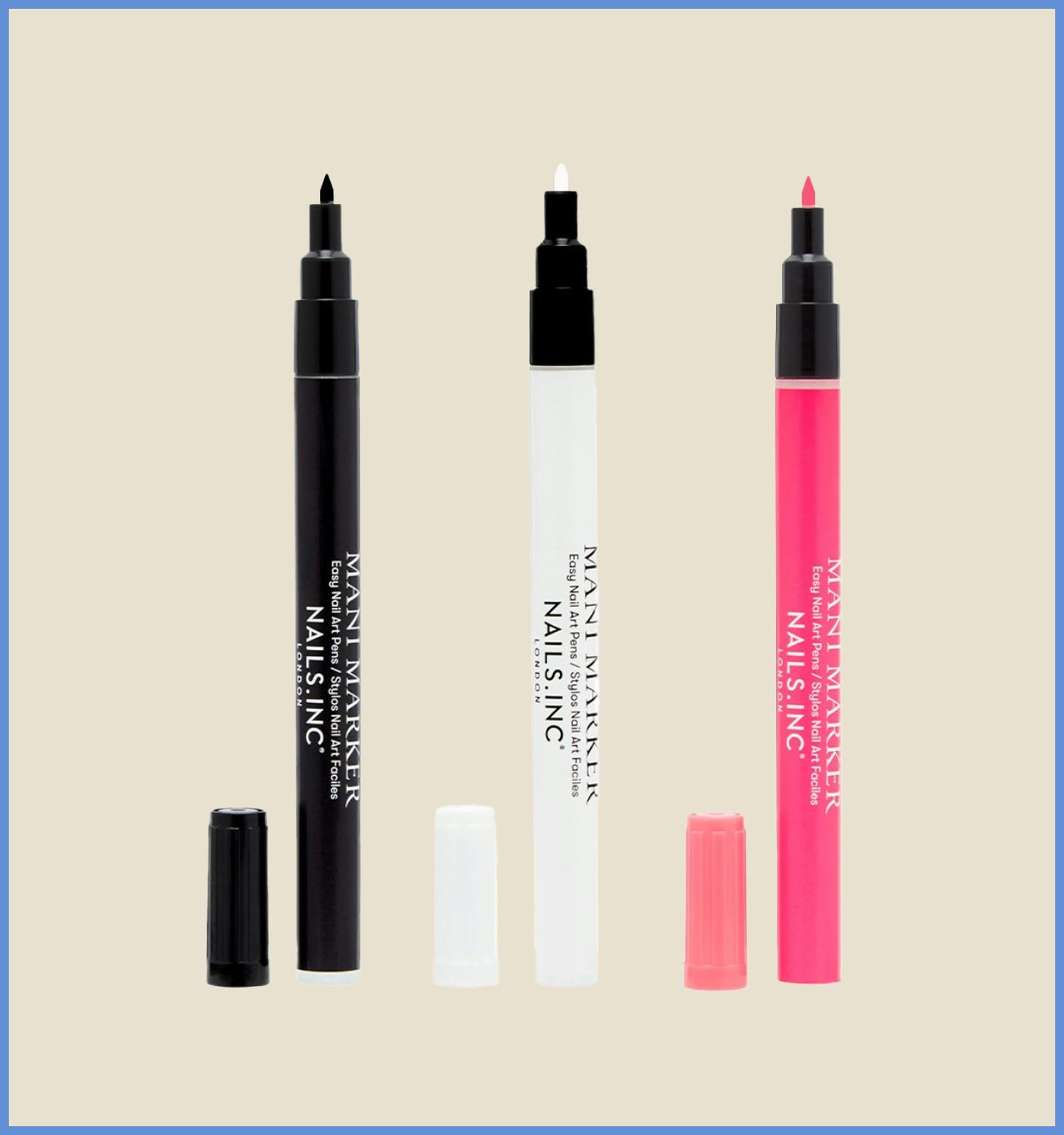 Mani Marker Nail Art Pen Trio