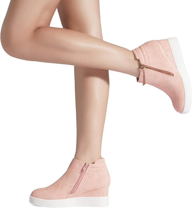 DREAM PAIRS Platform Wedge Ankle Booties