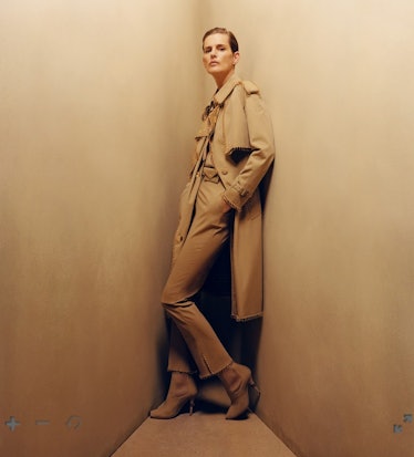 Stella Tennant in Burberry's spring 2019 campaign.