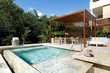 The private pool suite at the TRS Yucatan is where 'Love Is Blind' Season 4 filmed and the resort wh...