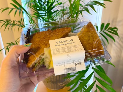 I Tried Erewhon's Viral Sushi Sandwich With Crunchy Rice Buns I Tried Erewhon's Viral Sushi Sandwich With Crunchy Rice Buns