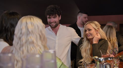 Micah Lussier's friend Shelby, with her and Paul Peden in 'Love Is Blind' Season 4, via Netflix's pr...