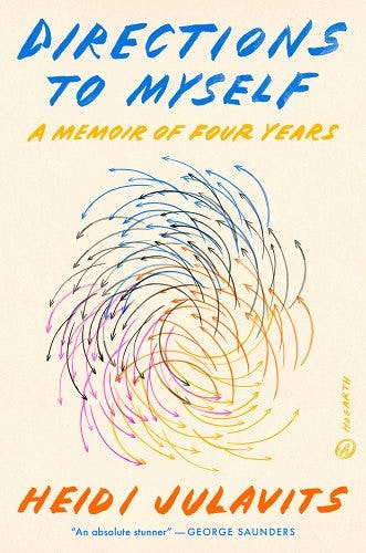 Cover of &lsquo;Directions to Myself&rsquo; by Heidi Julavits.