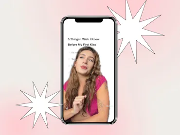 Screenshot of a TikTok late bloomer video