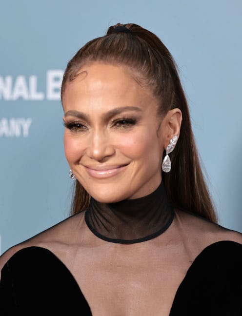 J.Lo's pressed flower petal manicure is perfect for spring.