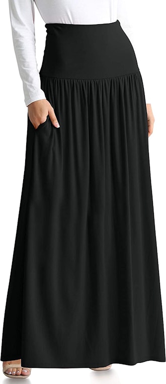 Maxi Skirts for Women Long Length Skirts with Pockets