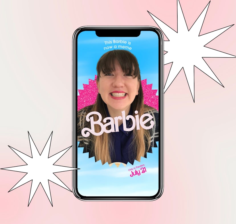 You can make yourself a Barbie meme inspired by the 'Barbie' movie character posters.