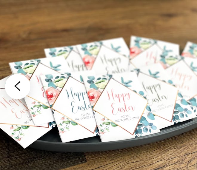Seed packets for Easter Baby Shower