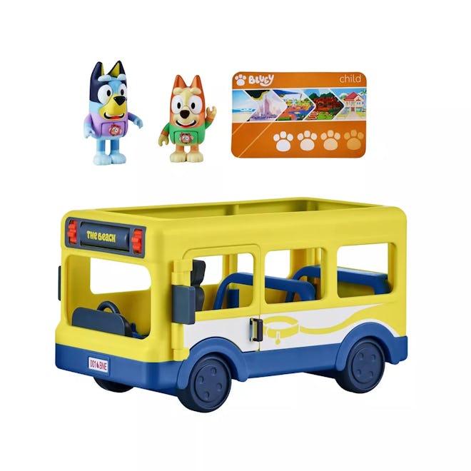 Bluey's Brisbane Adventure Bus is one of the best 'Bluey' toys for kids.