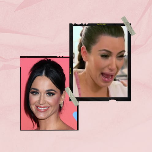 Katy Perry and Kim Kardashian bond over their "ugly cry faces."
