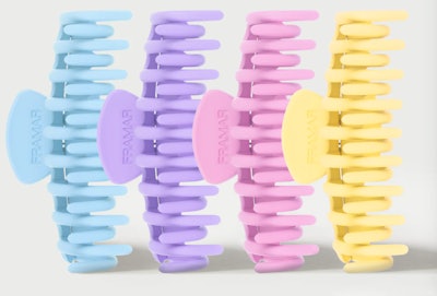 Bright Easter-colored claw clips for Easter Baby Shower