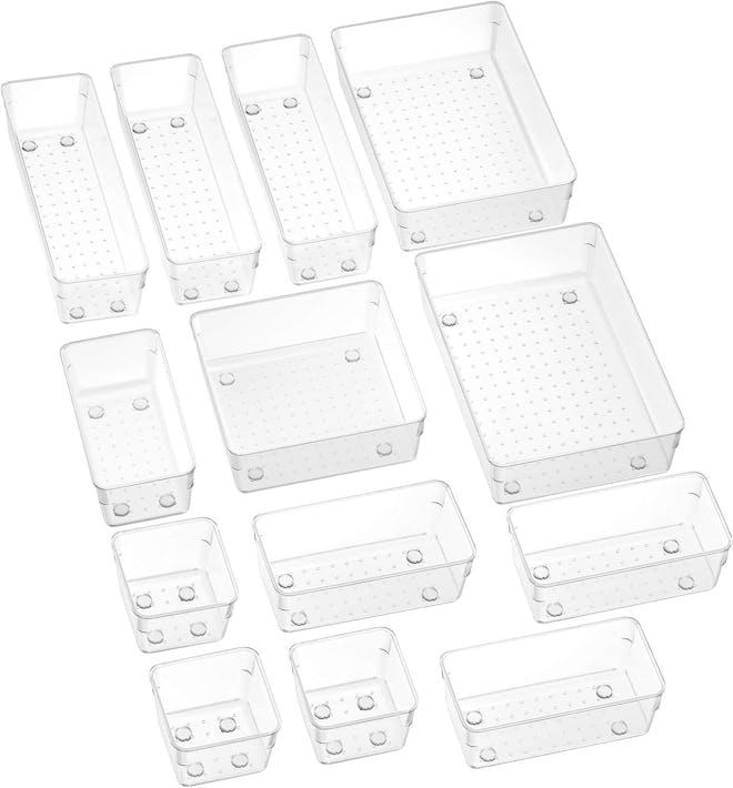 SMARTAKE Drawer Organizers (13-Piece Set)