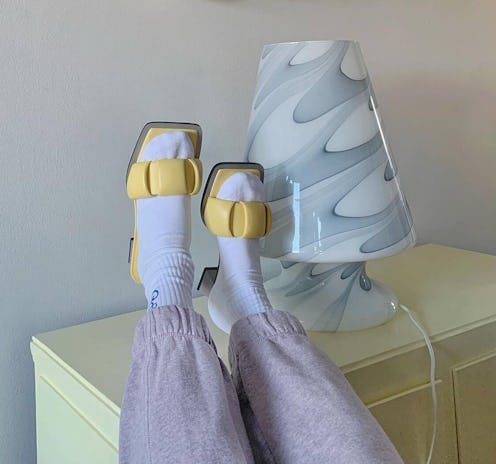 Socks and sandals outfits