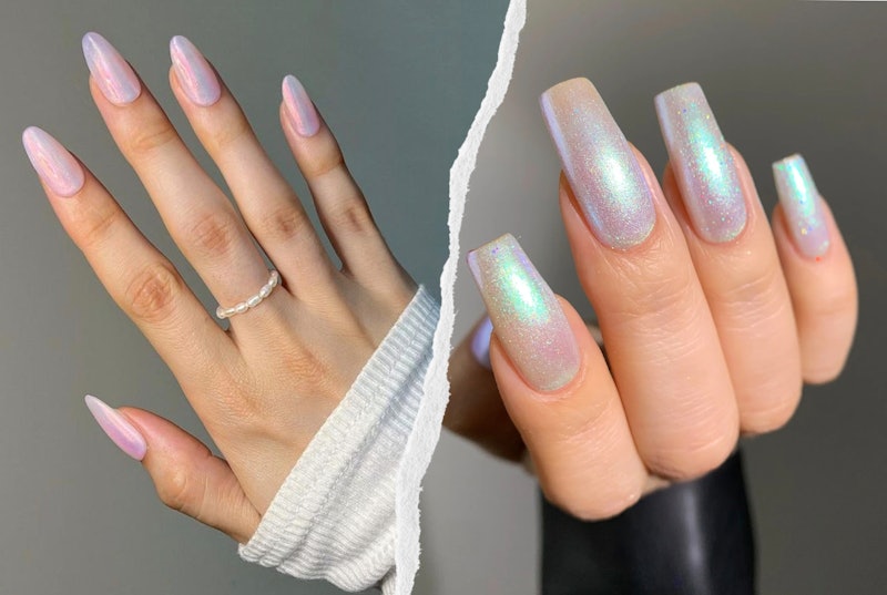 glazed unicorn nails
